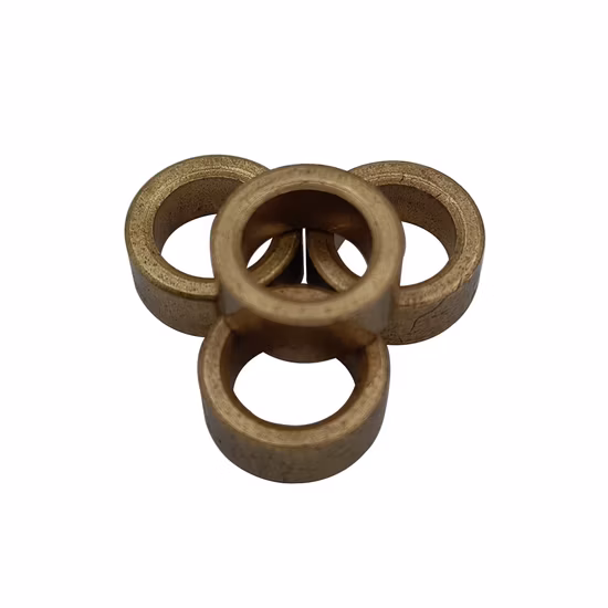 Bague de roulement sans huile en poudre de fer frittée